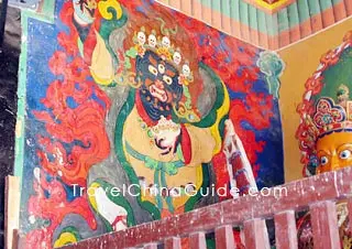 Four Heavenly Kings in murals 